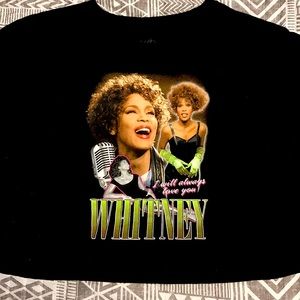 Whitney Houston crop top